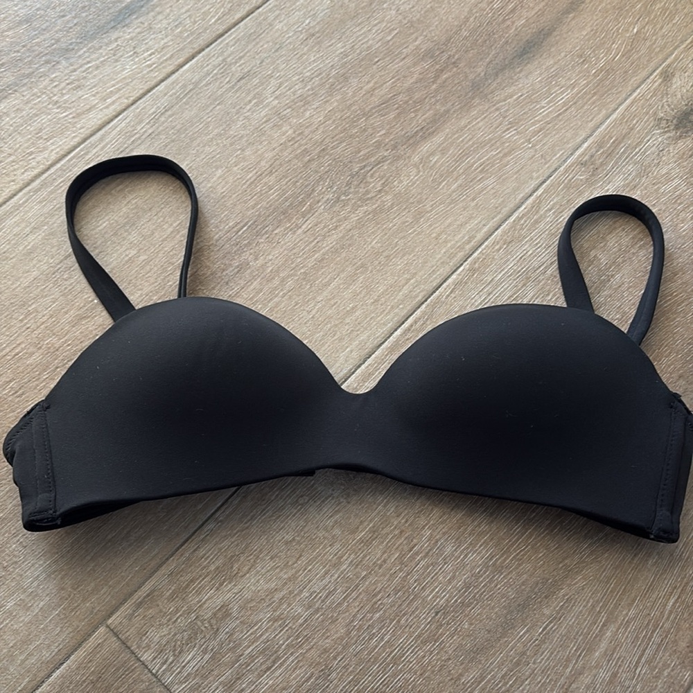 TA3 Wireless Swim Bikini Top - Black Small